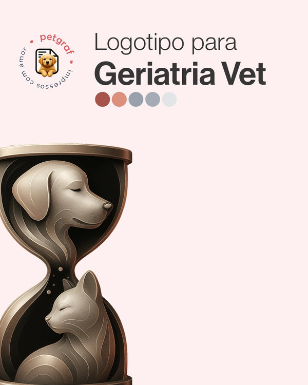Logotipo de geriatria veterinária