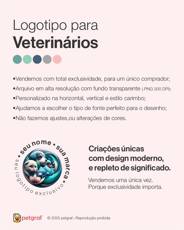 Logotipo veterinário
