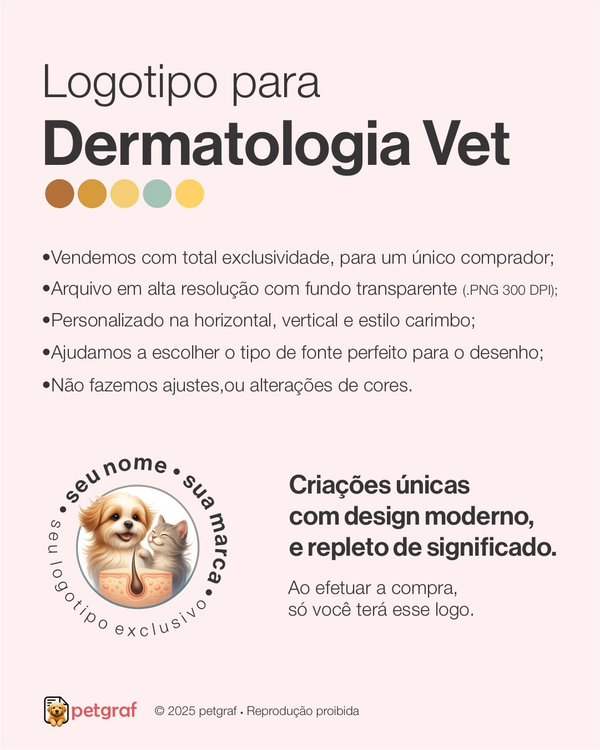 Logotipo de Dermatologia Veterinária 