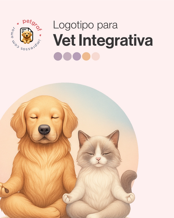 Logotipo para veterinária integrativa