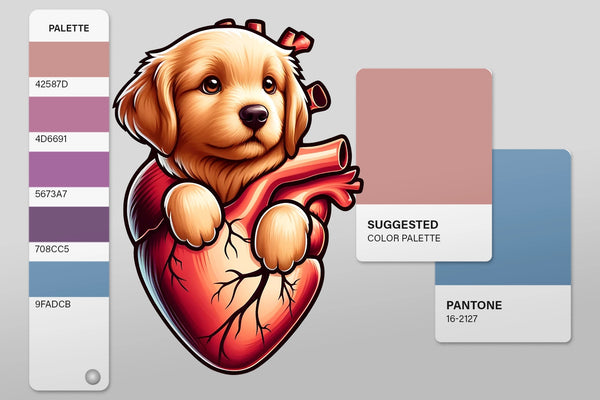 Logotipo de cardiologia veterinária