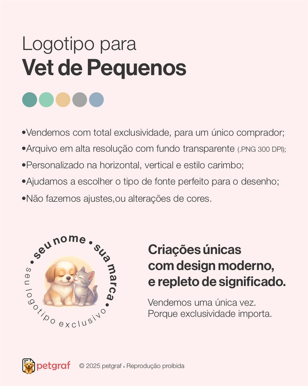 Logotipo veterinário 