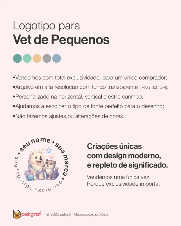 Logotipo veterinário